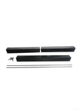 Adjustable Fireplace Rod Kit, 30 to 48 Inch Black M30481