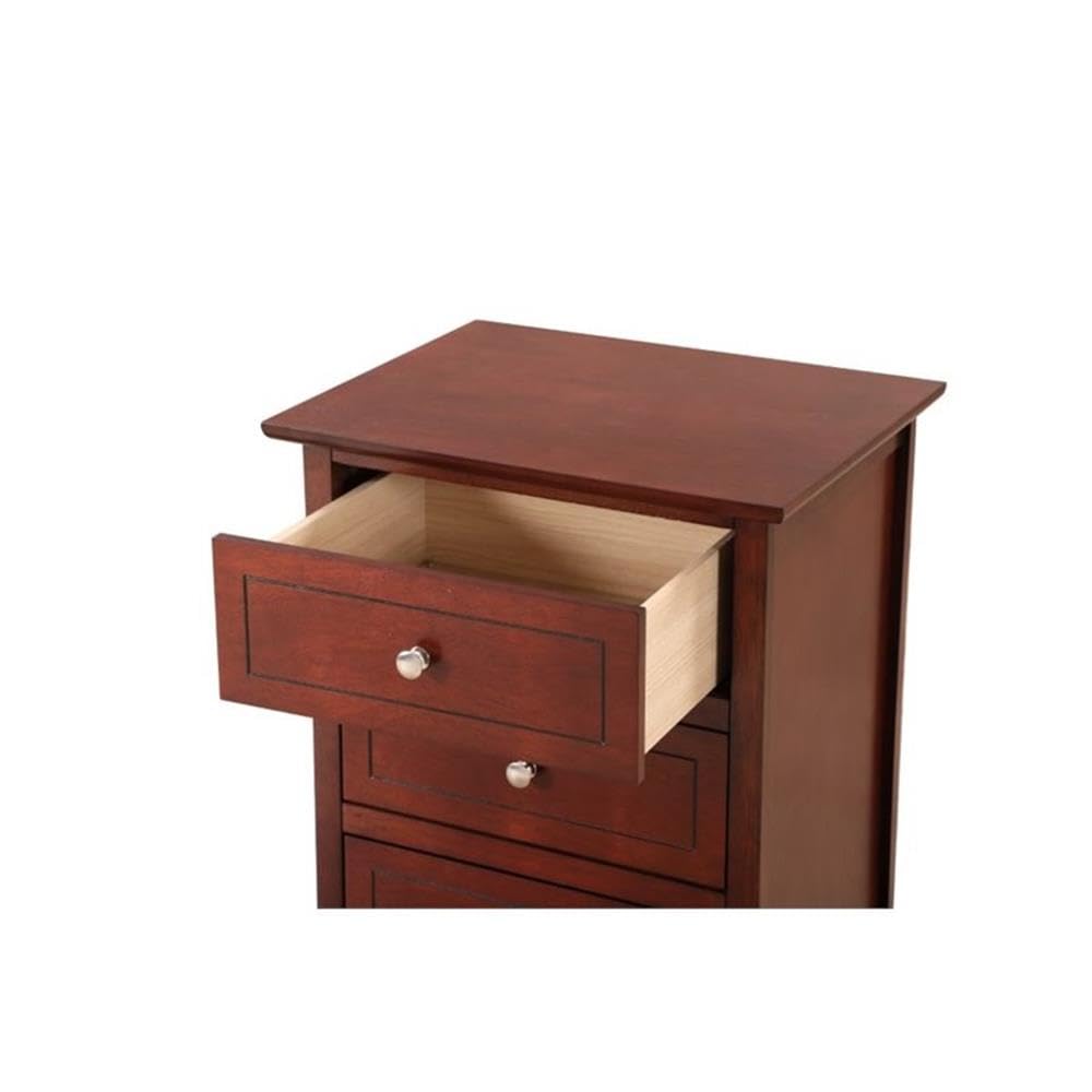 Cherry 3 Drawer Nightstand M294