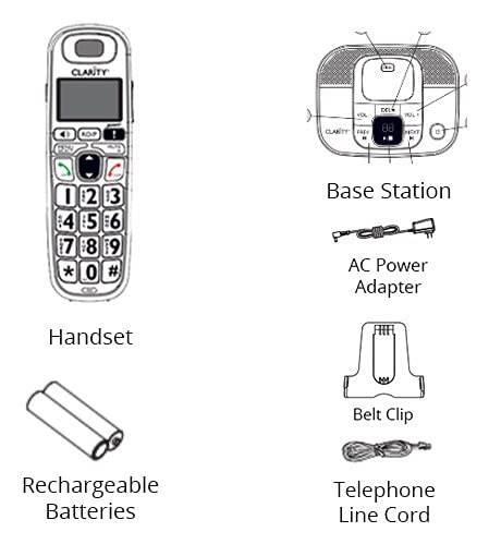Amplified Low Vision Cordless Phone with CID Display R11203