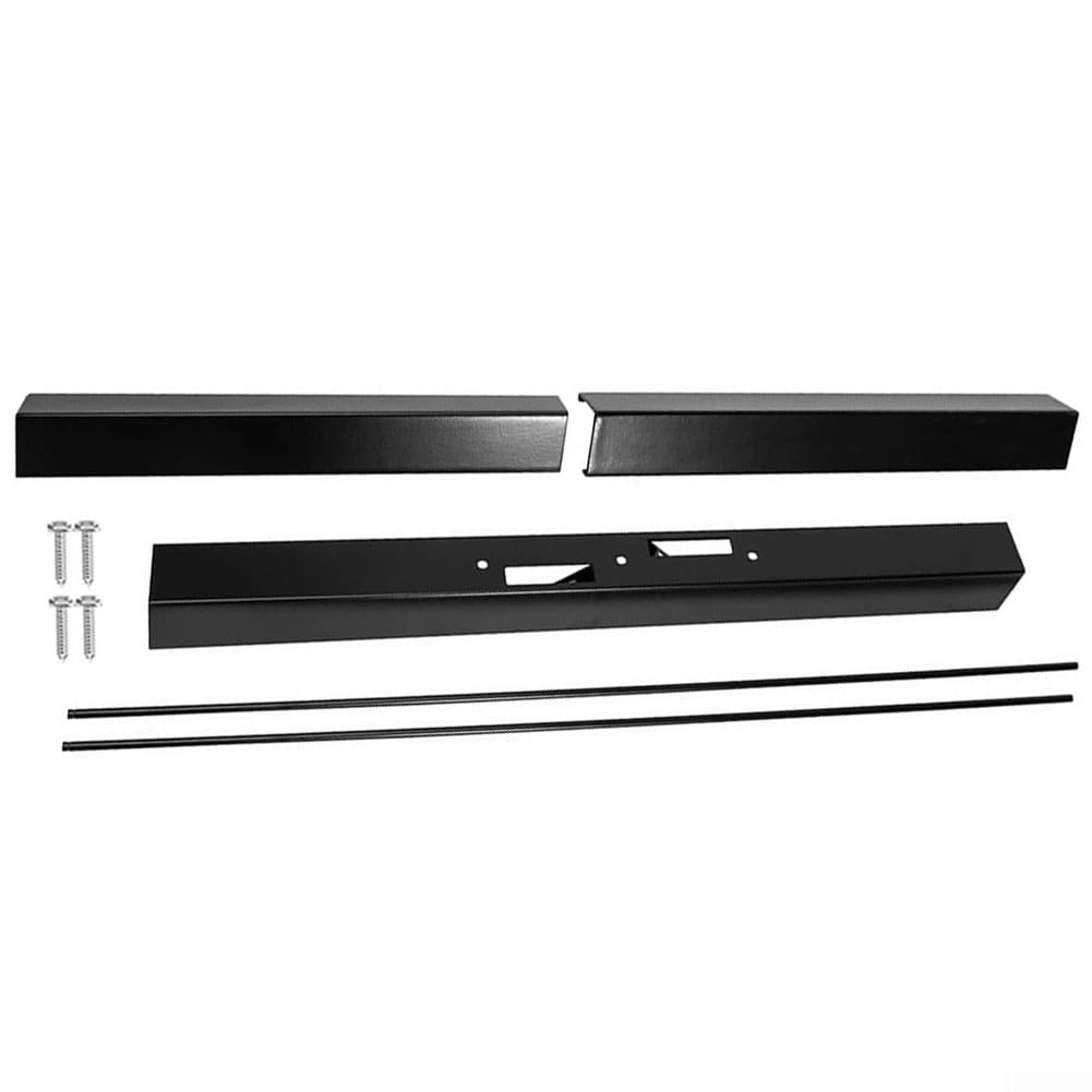 Adjustable Fireplace Rod Kit, 30 to 48 Inch Black M30481