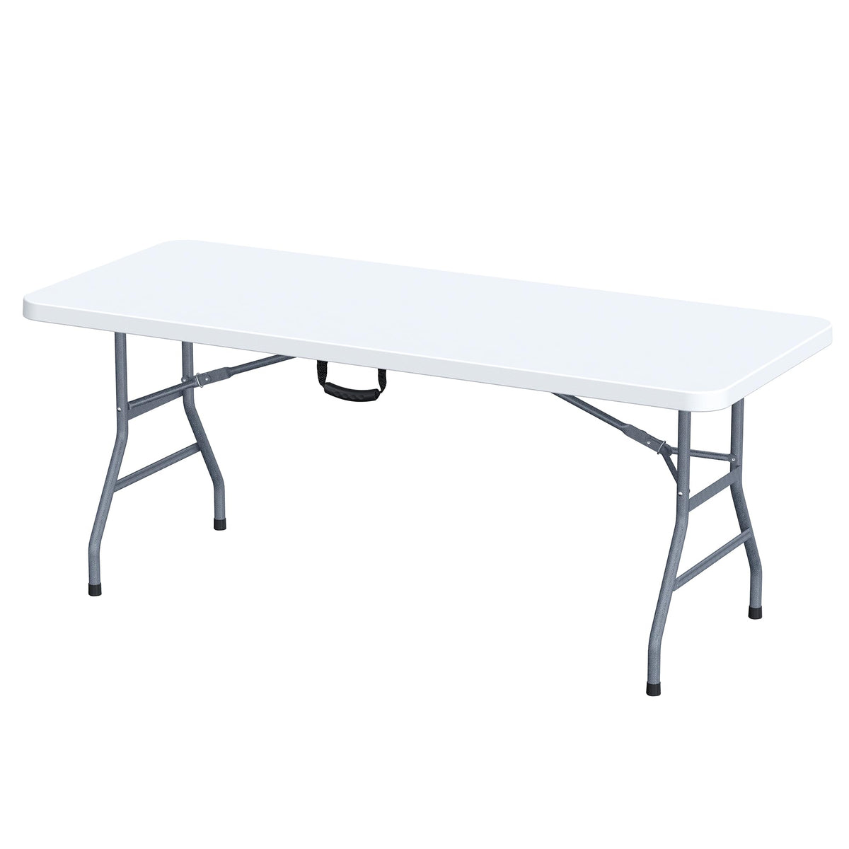 White 6 Foot Folding Multipurpose Table J71785