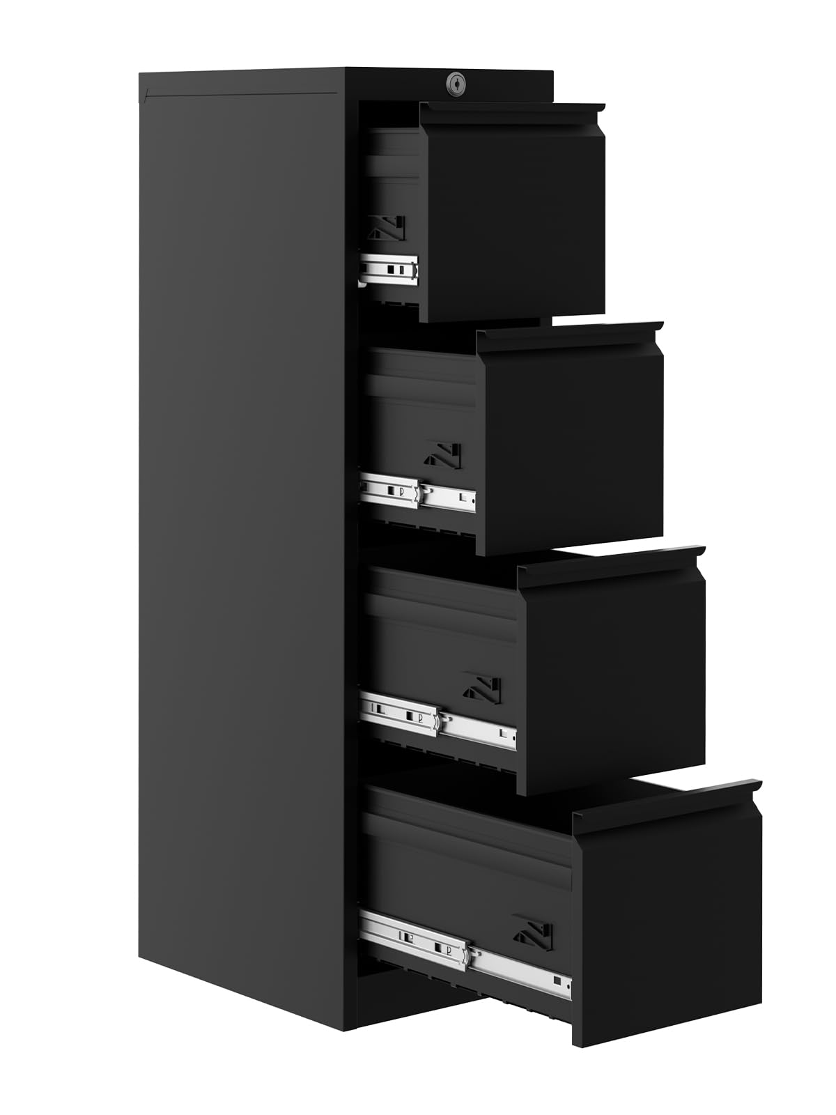 4 Drawer Metal File Cabinet with Lock O392917