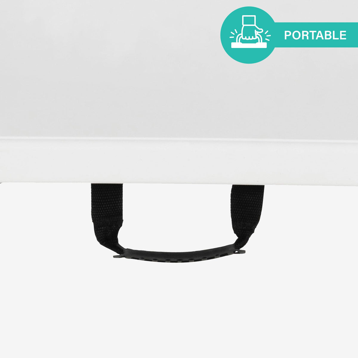 White 6 Foot Folding Multipurpose Table J71785