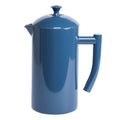 Double-Walled Stainless Steel French Press Coffee Maker, Navy, 34 fl oz O720513