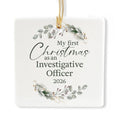 Ceramic 3-inch Square-Shaped Christmas Ornament G861996