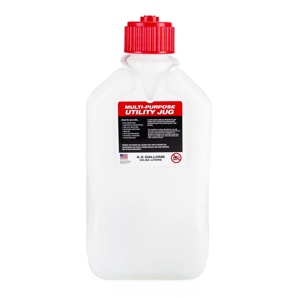 5.5 Gallon Square Motorsport Jug with Standard Hose 2 Pack T806946