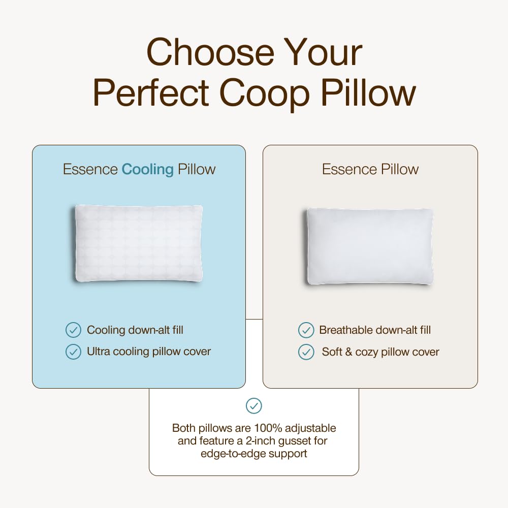 Queen Size Cooling Down Alternative Pillows Set of 2 A333