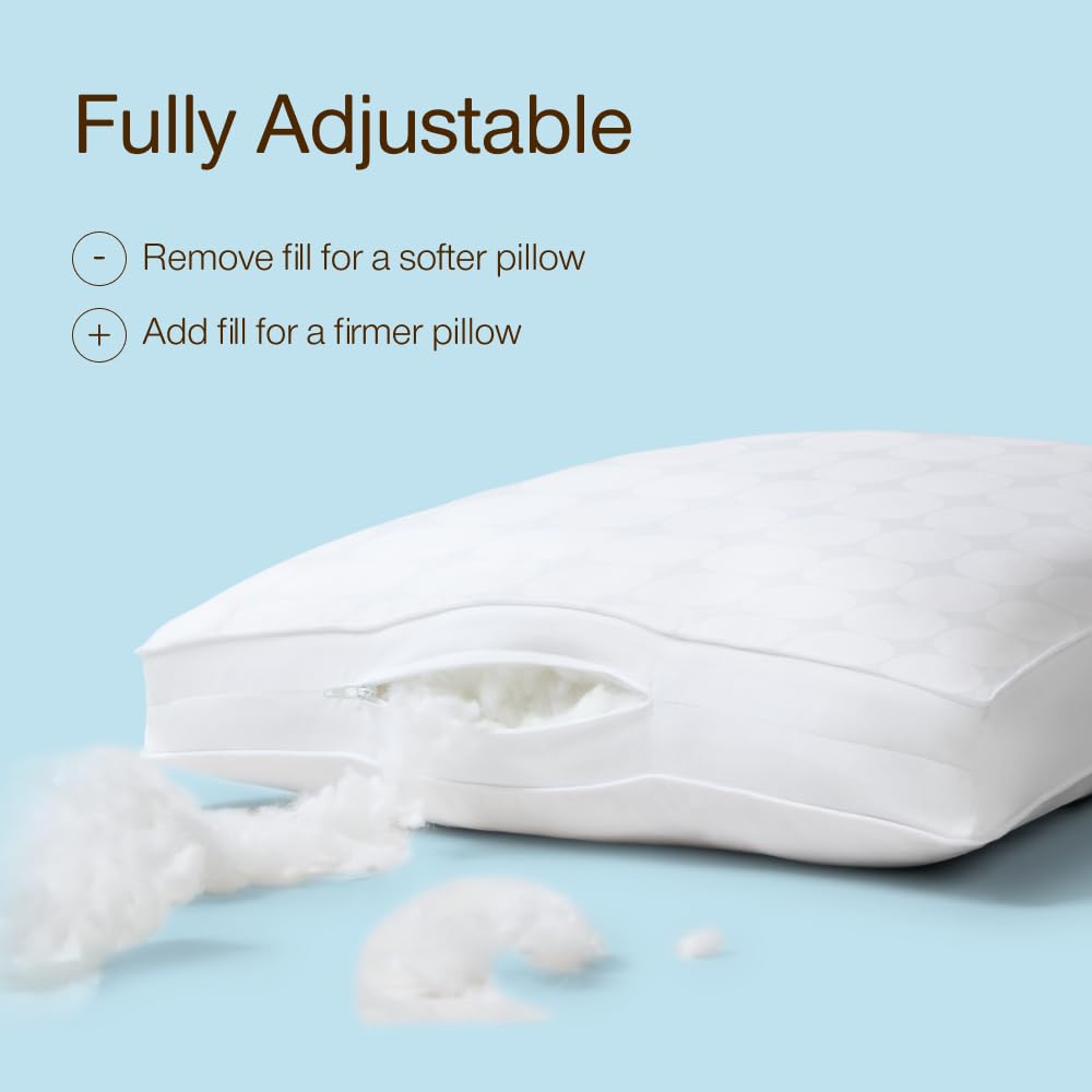 Queen Size Cooling Down Alternative Pillows Set of 2 A333