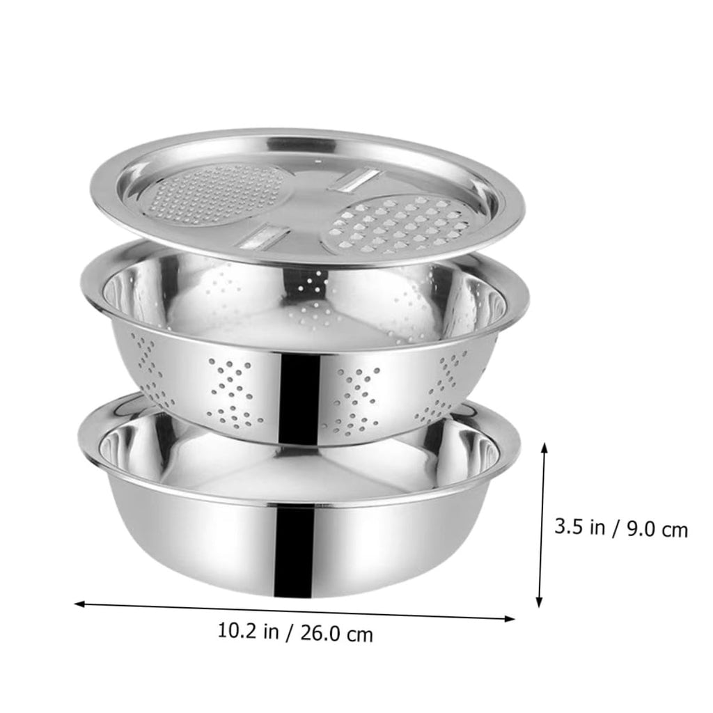 Metal Vegetable Washing Basket Strainer Bowl I269099