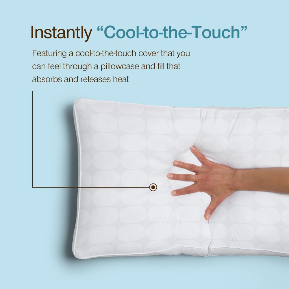 Queen Size Cooling Down Alternative Pillows Set of 2 A333