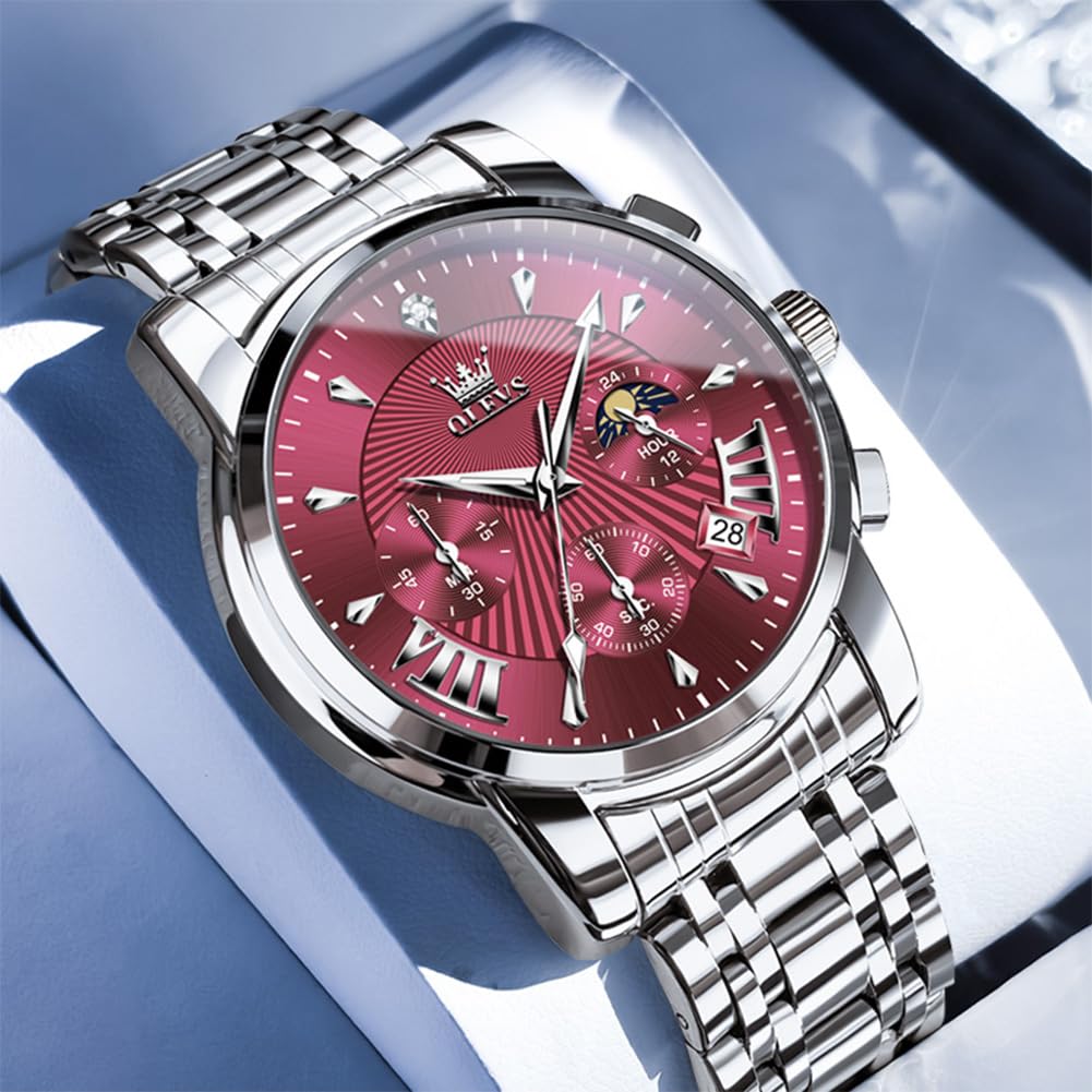 Men Dress Chronograph Stainless Steel Watch X62921