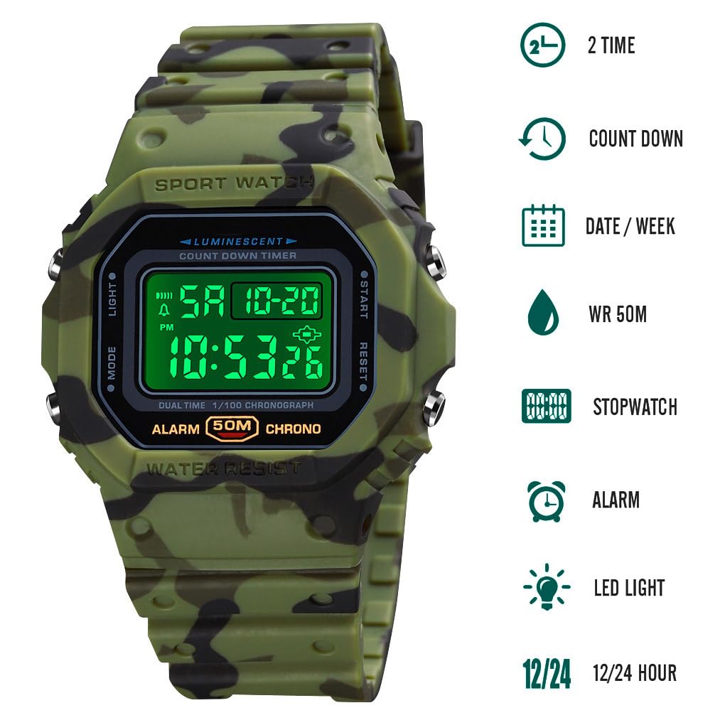 Waterproof Digital Watches W62164