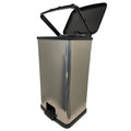 13 Gal Stainless Silver Step Trash Can J426
