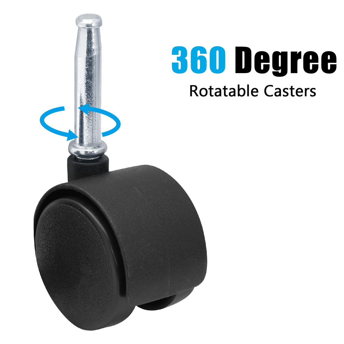 1.5 Inch Swivel Caster Wheels, 4pcs R9422
