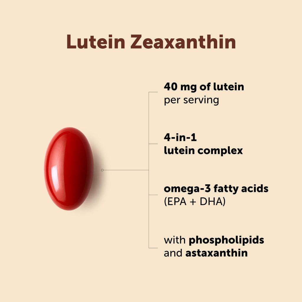 Lutein Zeaxanthin 40mg Omega-3 DHA EPA Q6335