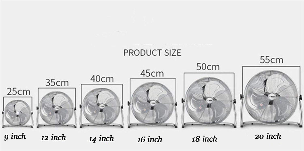 Metal High Velocity Fan Adjustable Floor Standing T891