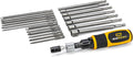 20 Pc 1/4" Drive Torque Screwdriver Set C592450