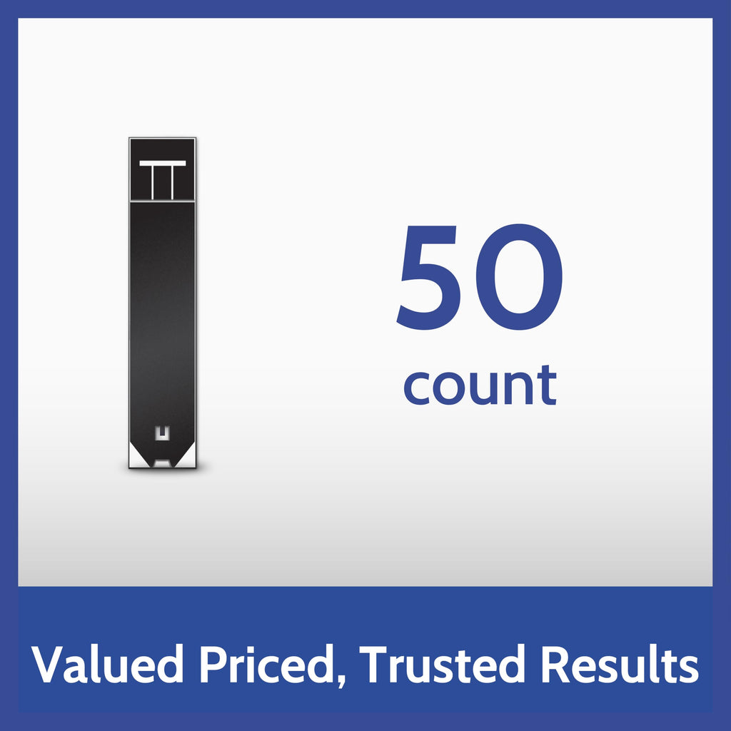 Blood Glucose Test Strips, 50 Count V739401