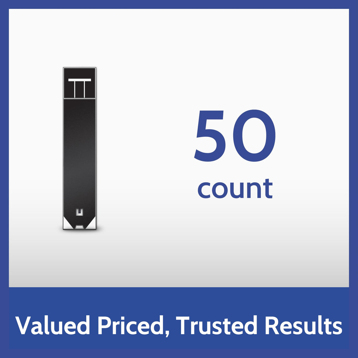 Blood Glucose Test Strips, 50 Count V739401
