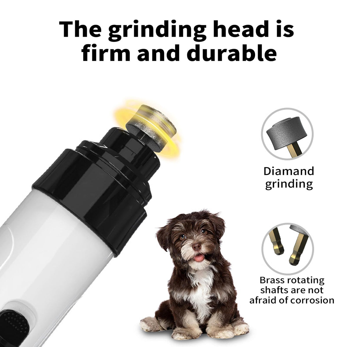 Dog Nail Grinder Rechargeable USB Charging V9096