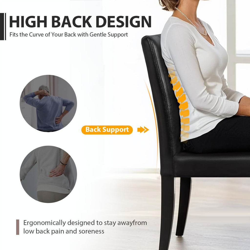Black Set of 4 Upholstered Dining Chairs R69032