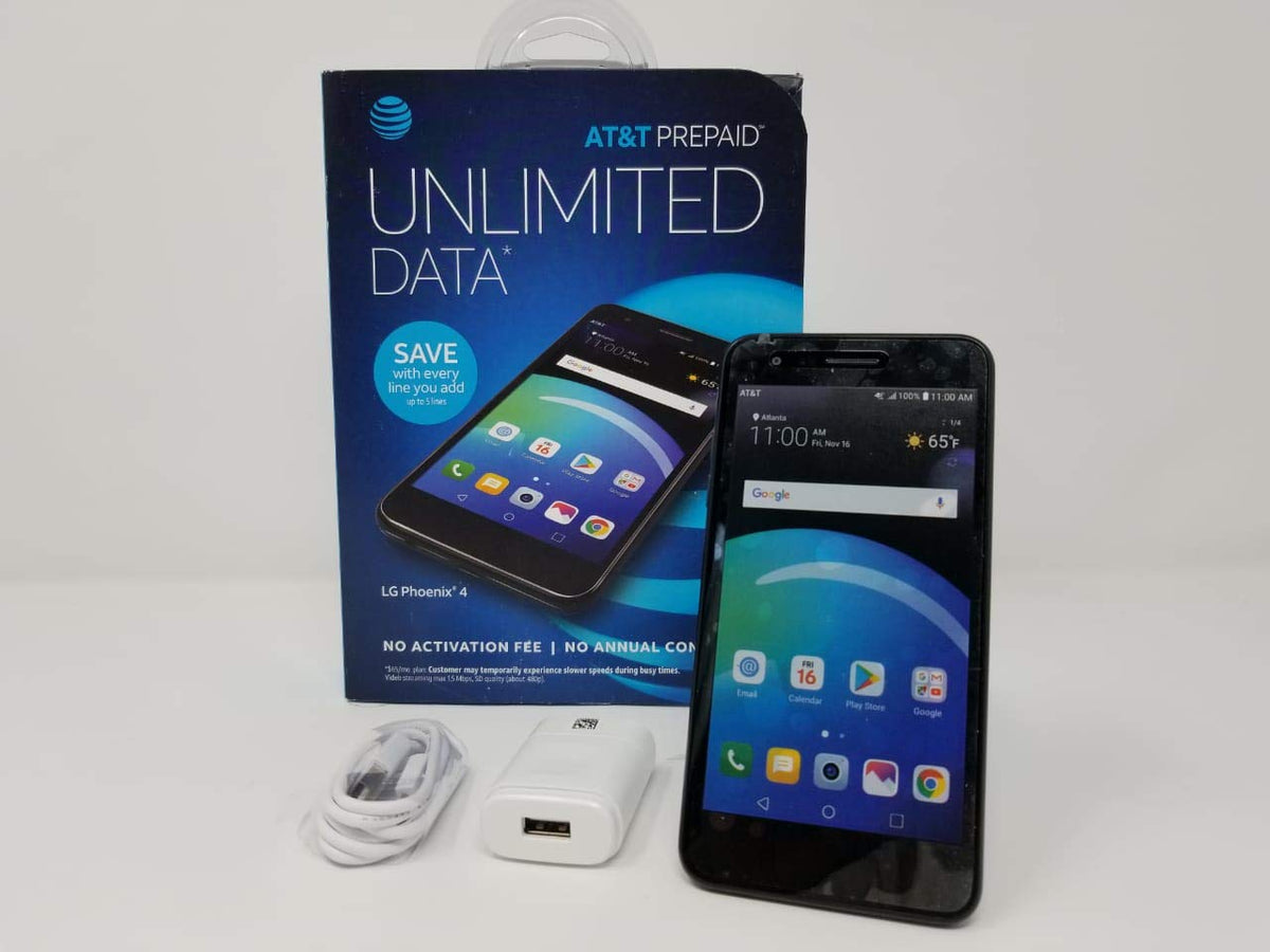 4G LTE Android Smartphone 16GB Black C1673