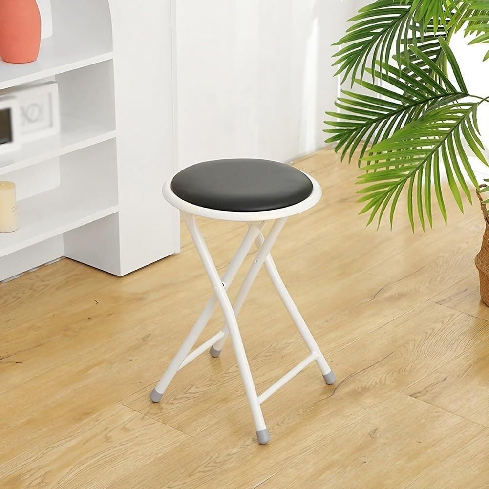 Folding 18in Round Padded Bar Stool Z9007