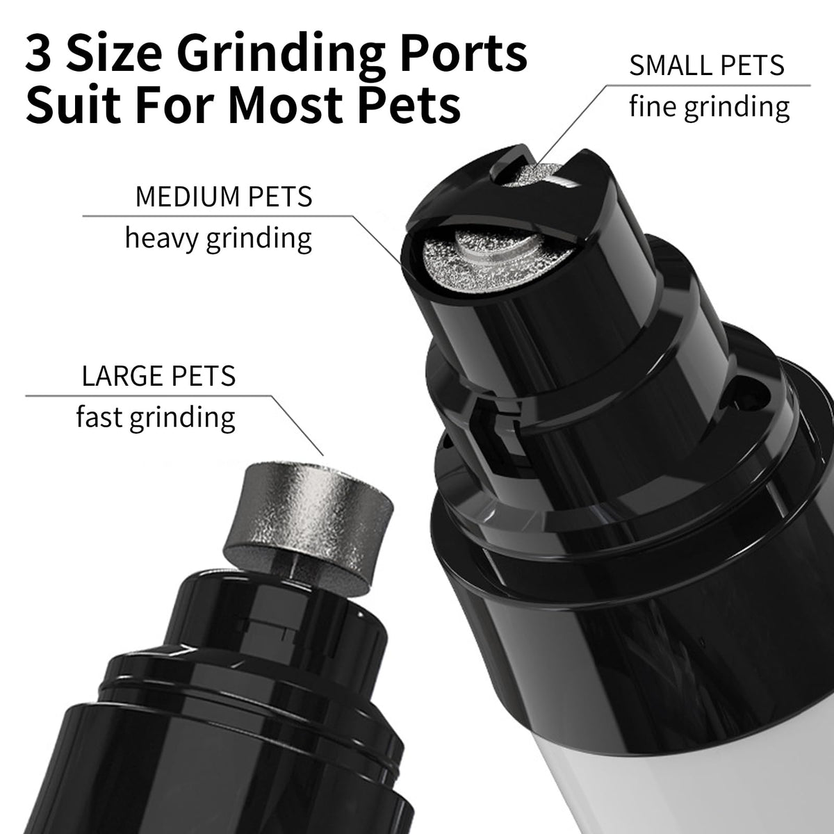 Dog Nail Grinder Rechargeable USB Charging V9096