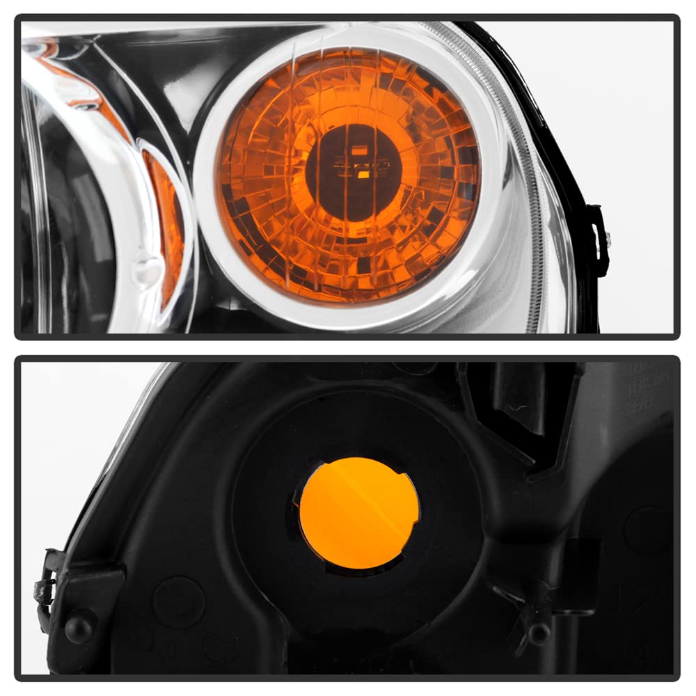 Chrome Headlights Replacement Set Driver + Passenger Side B6187