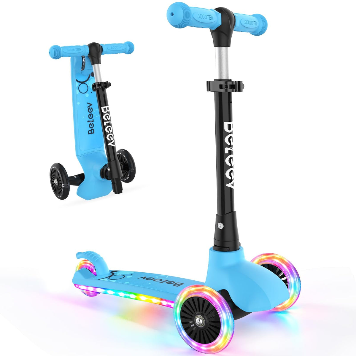 Light Up Deck & Wheels Scooter I345