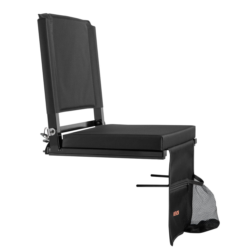 Folding Bleacher Seat with Back Support and Cushion Z477454