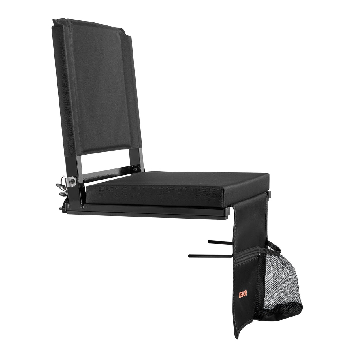 Folding Bleacher Seat with Back Support and Cushion Z477454