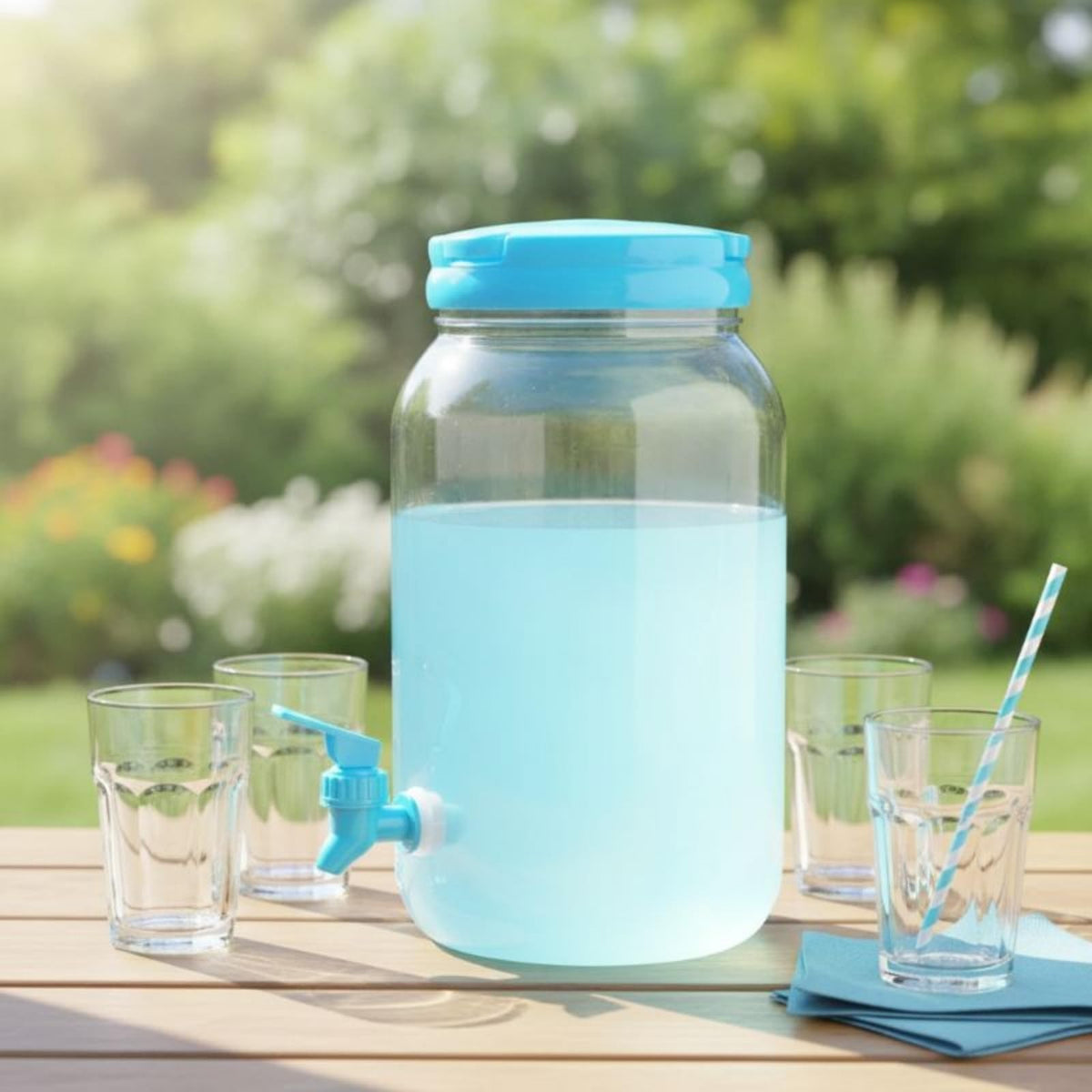 Clear 3.8L Beverage Dispenser with Spigot W775