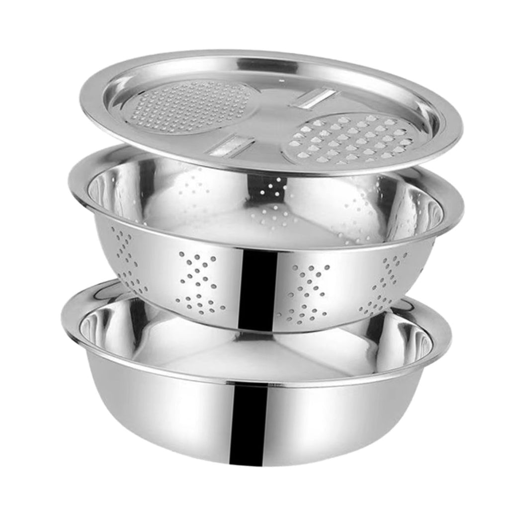 Metal Vegetable Washing Basket Strainer Bowl I269099