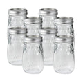 Glass Mason Jar Regular Mouth Pint Size 16 OZ Pack of 8 J2847