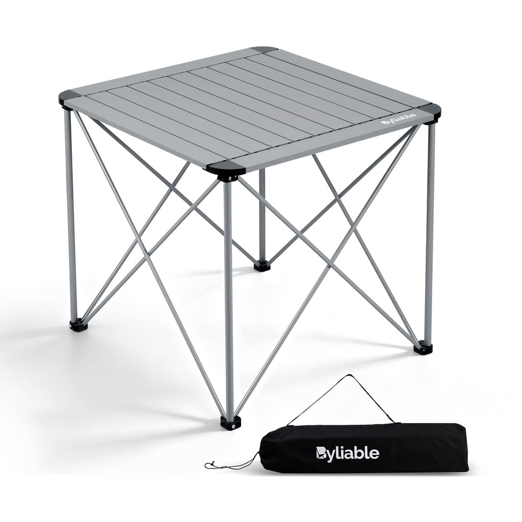 Camping Square Folding Aluminum Table L578536