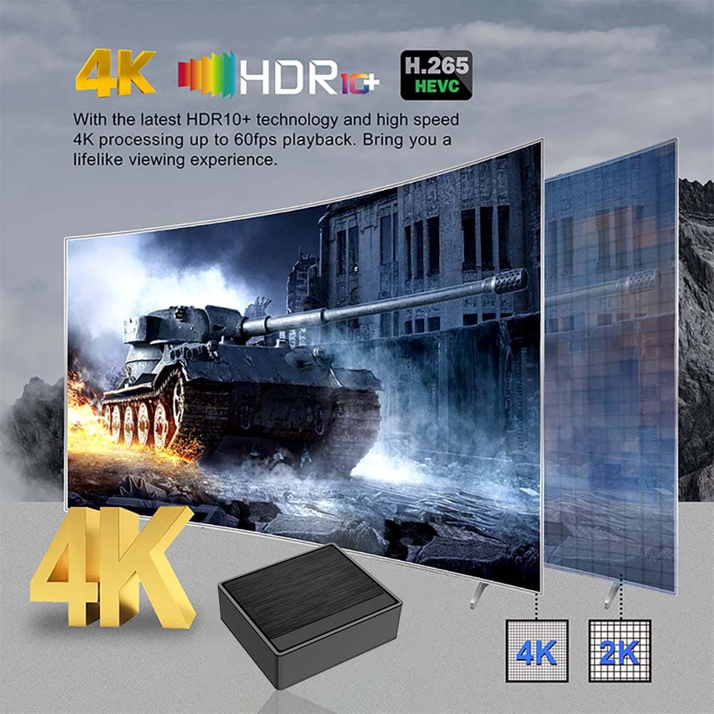 Android TV Box 4K Ultra HD Streaming Device S1965