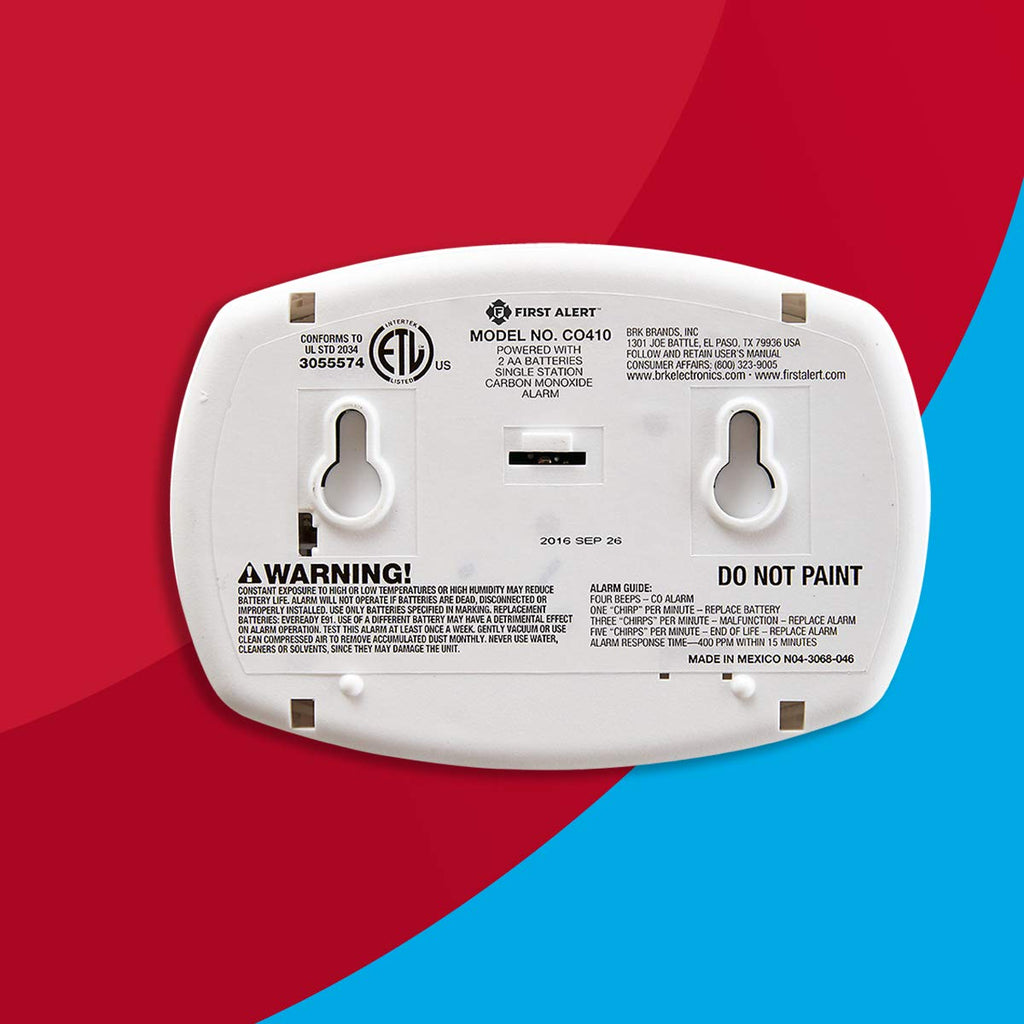 Battery Carbon Monoxide Alarm with Digital Display M800440