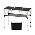 3ft Folding Camping Table with Storage Net J797