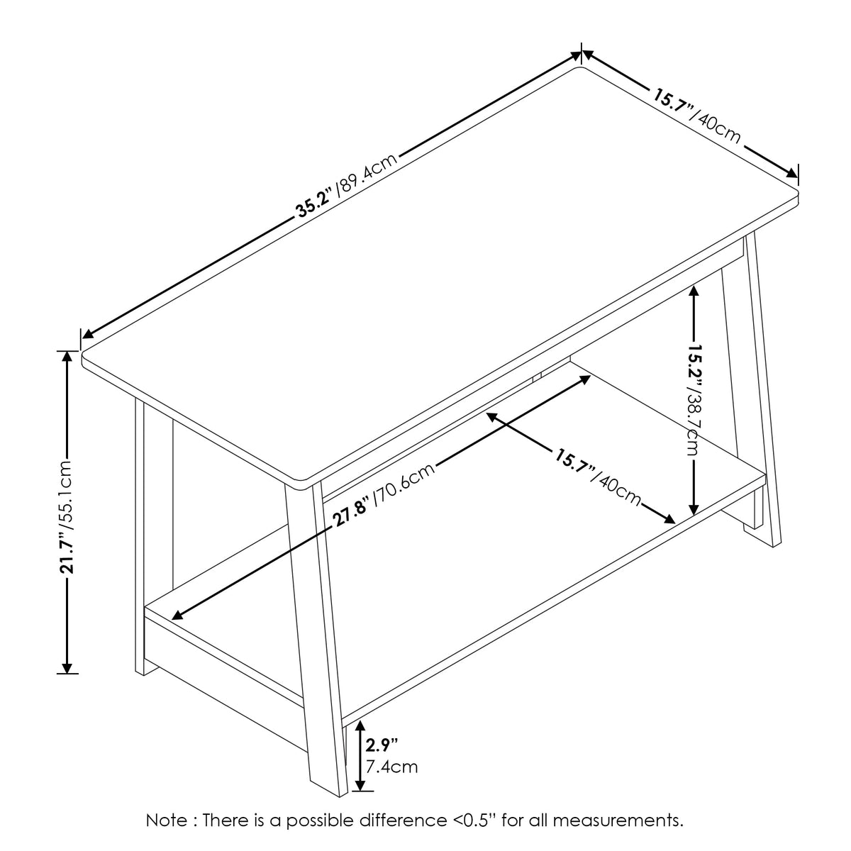 Espresso TV Stand Y627
