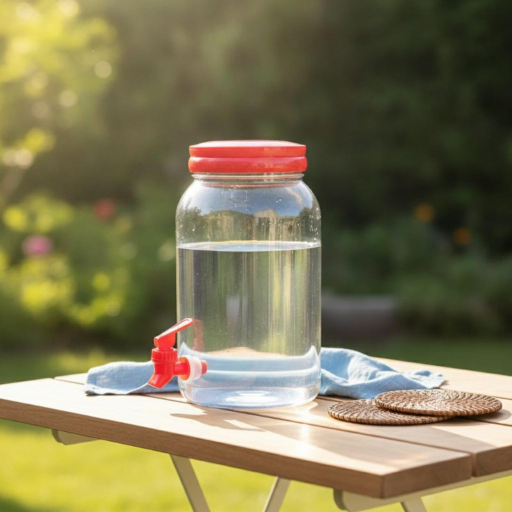 Clear 3.8L Beverage Dispenser with Spigot W775