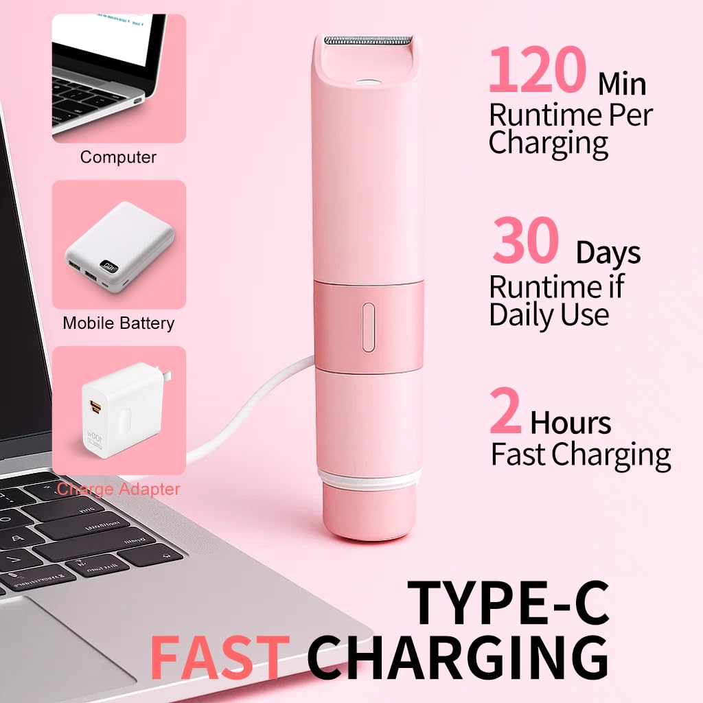 Pink 2 in 1 Bikini Trimmer F107145