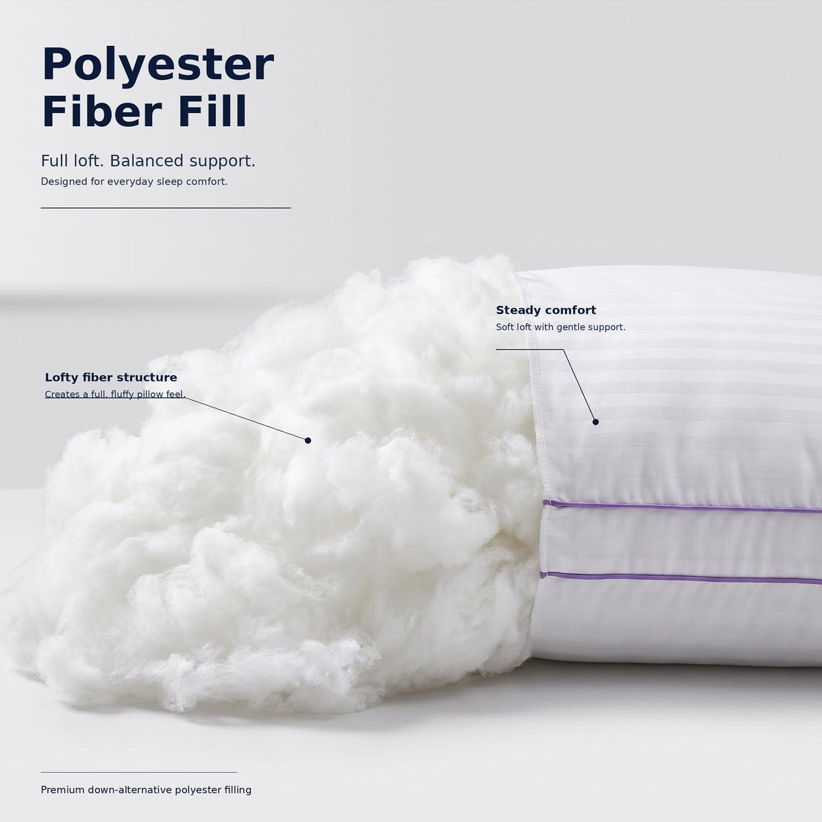 King Size Down Alternative Pillows Set of 2 O10575