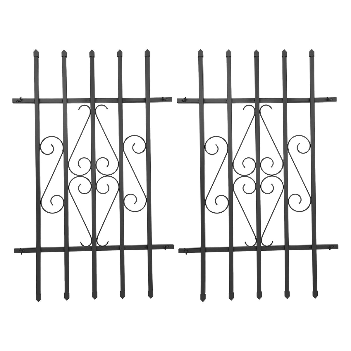 Window Security Bars Rust Resistant 24 x 36in R371450