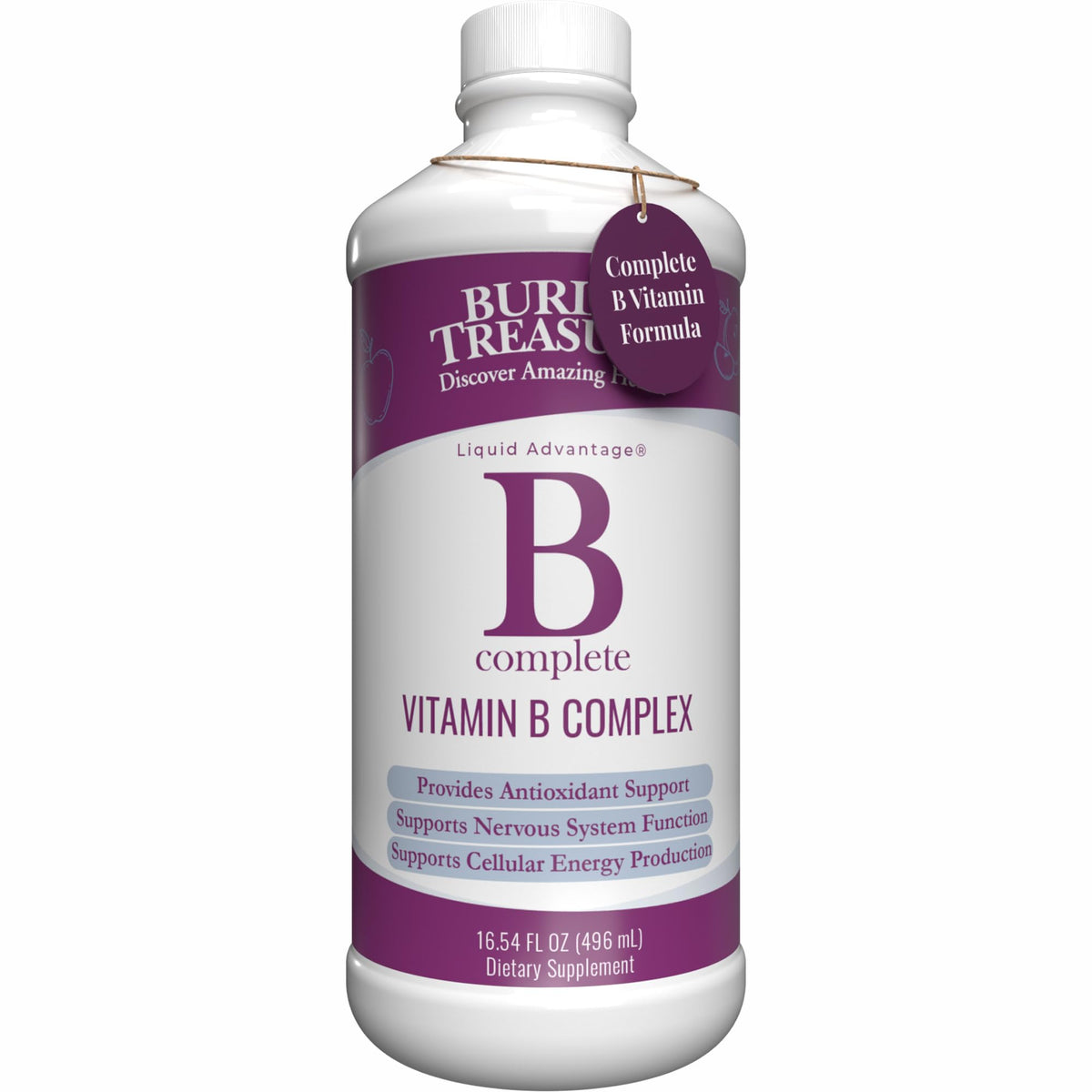 16 Fl oz Liquid Sugar-Free B Complex Vitamins Z954