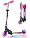 2 Wheel Folding Kick Scooter with Light Up Wheels A788