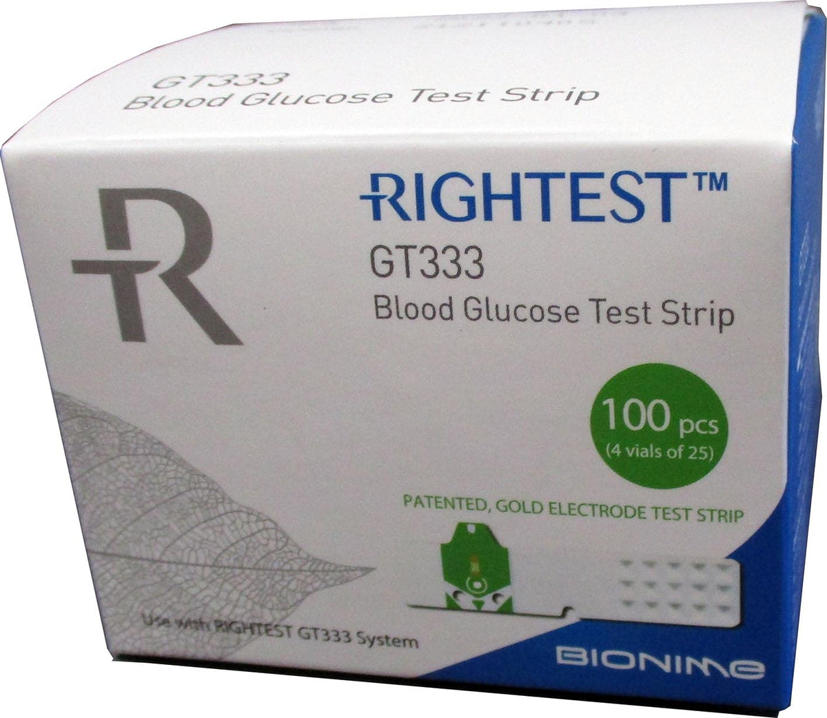 Blood Glucose Test Strips, Box of 100 S94062
