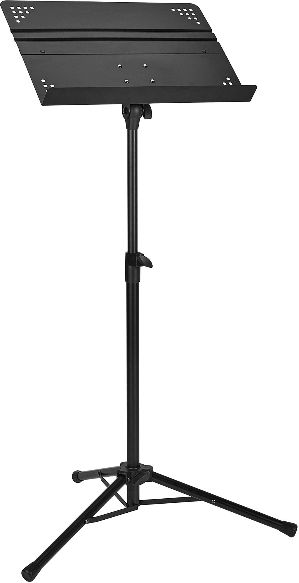 Adjustable Folding Sheet Music Stand, 31" to 55" Height, Black X681938