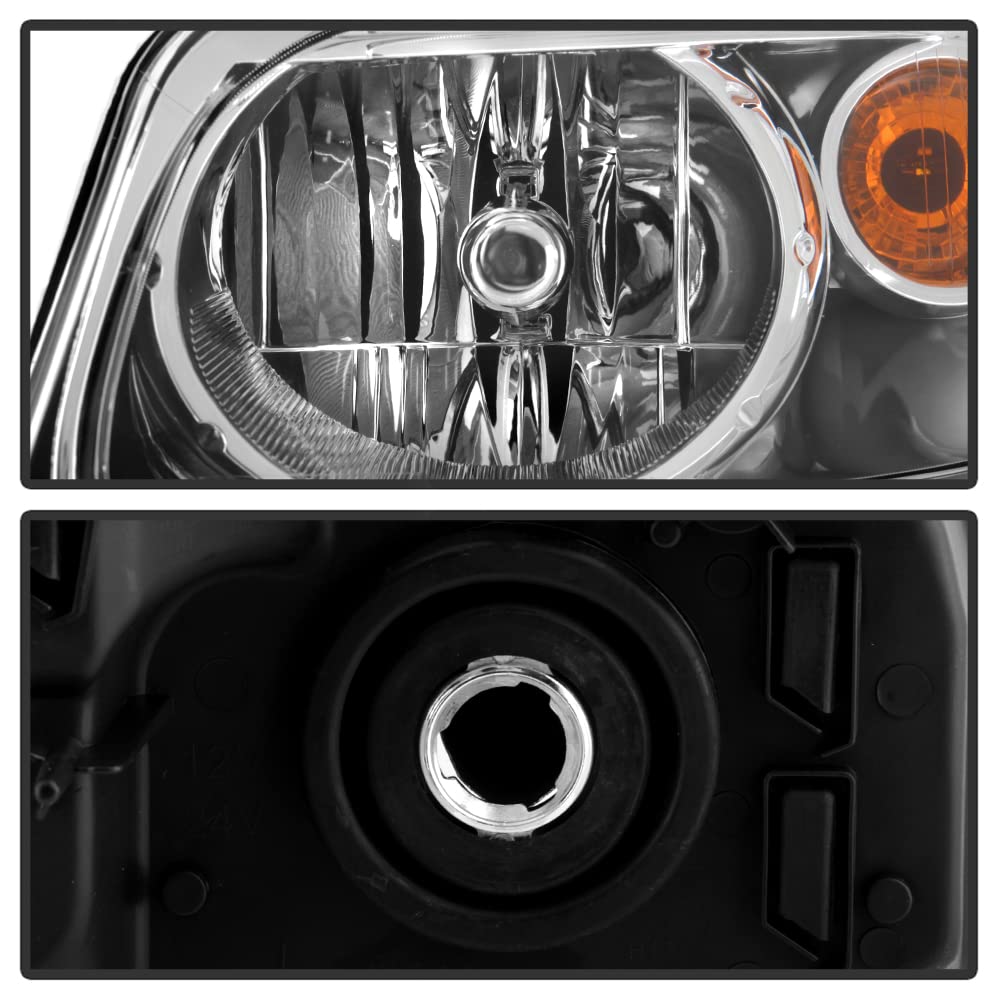 Chrome Headlights Replacement Set Driver + Passenger Side B6187