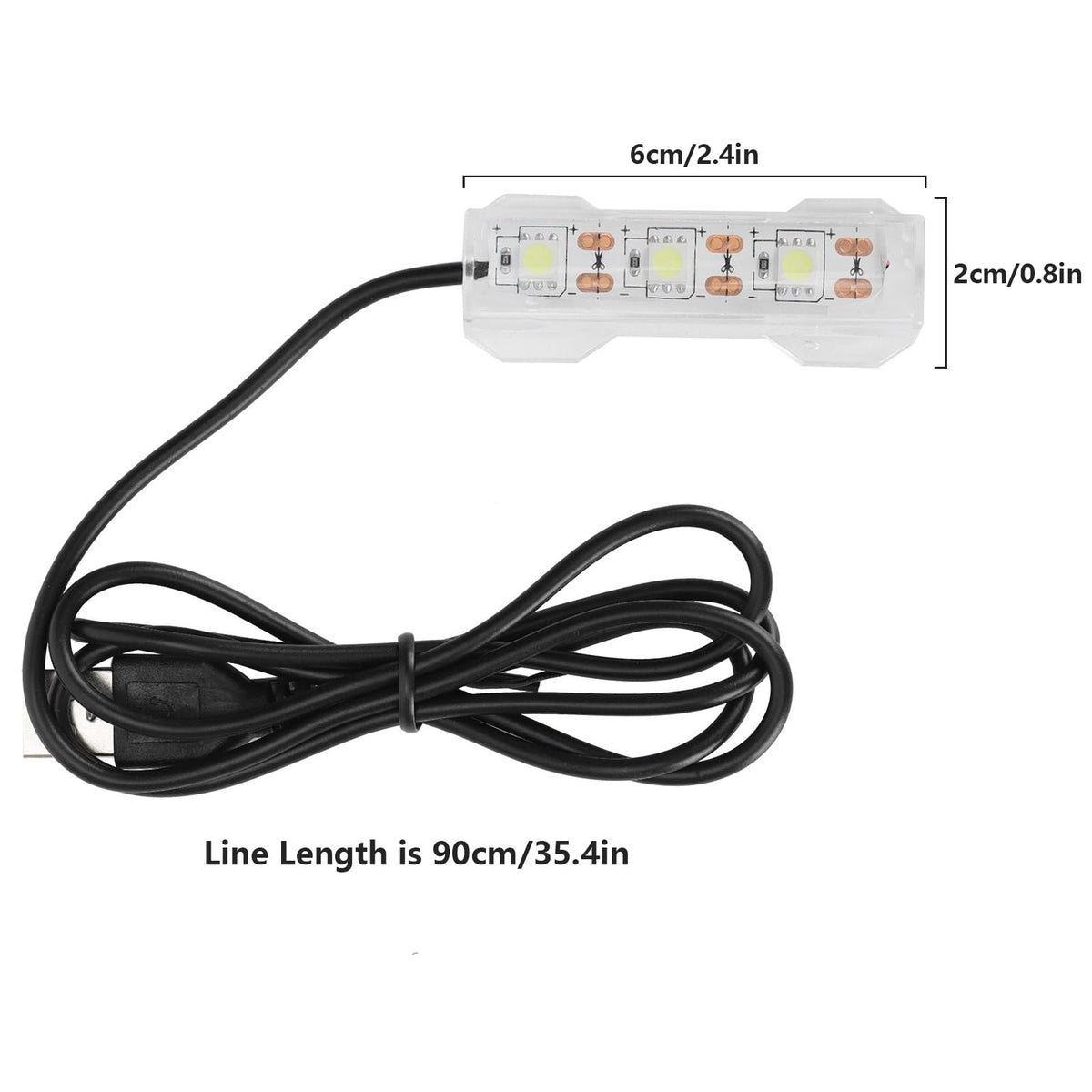 5V 0.6W USB Mini LED Aquarium Plant Light K470595